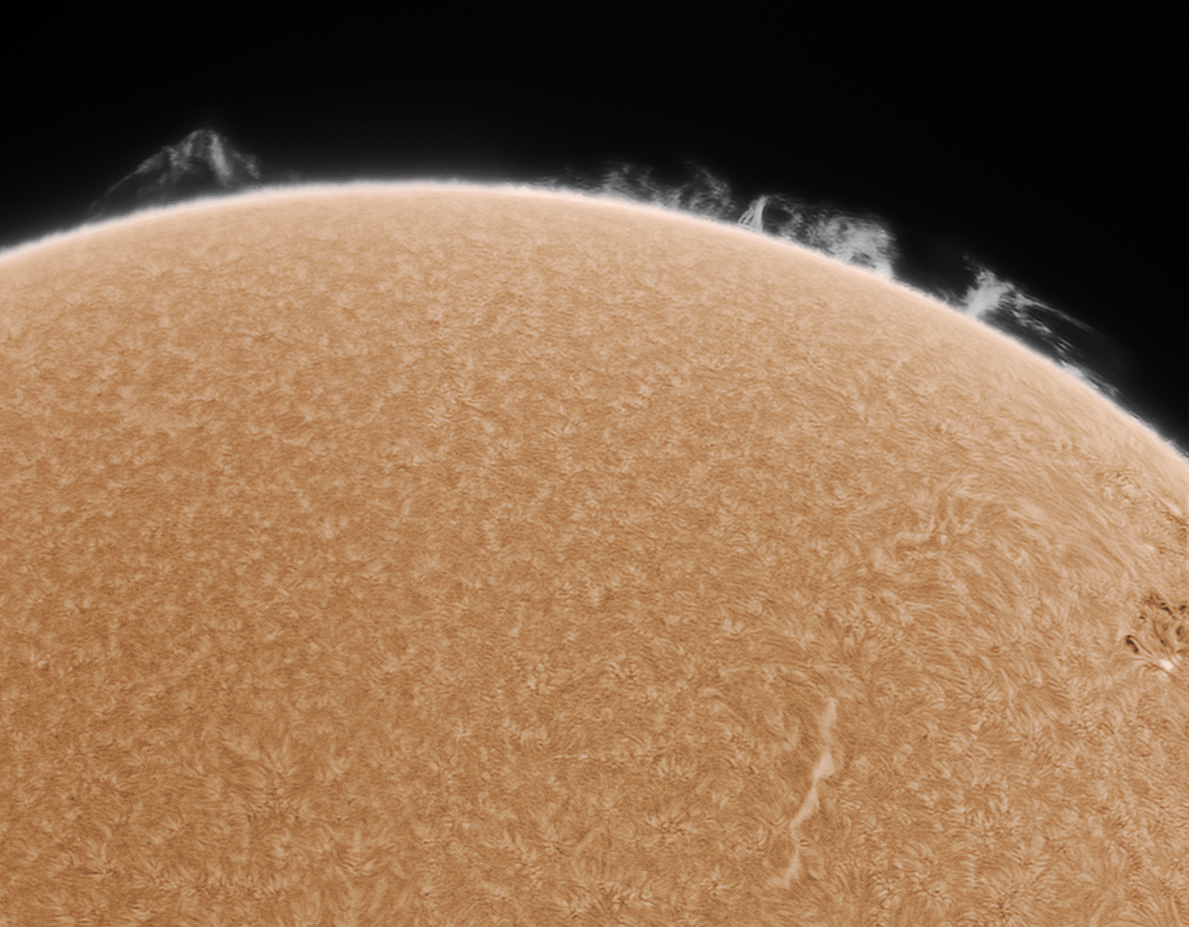 Solar Visual Image Solar Images by Ken Crawford